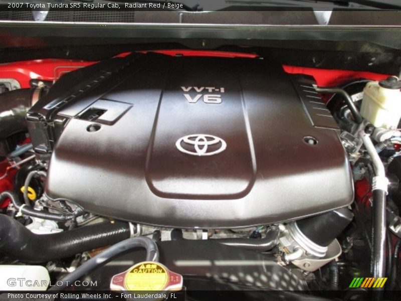 Radiant Red / Beige 2007 Toyota Tundra SR5 Regular Cab