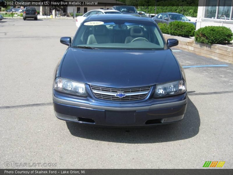 Navy Blue Metallic / Neutral 2002 Chevrolet Impala LS