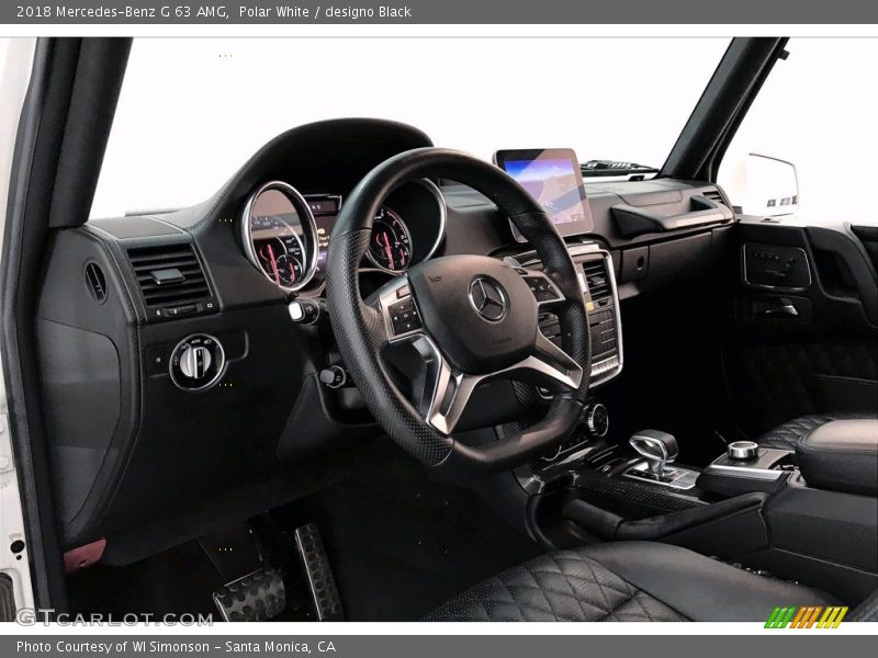 Polar White / designo Black 2018 Mercedes-Benz G 63 AMG