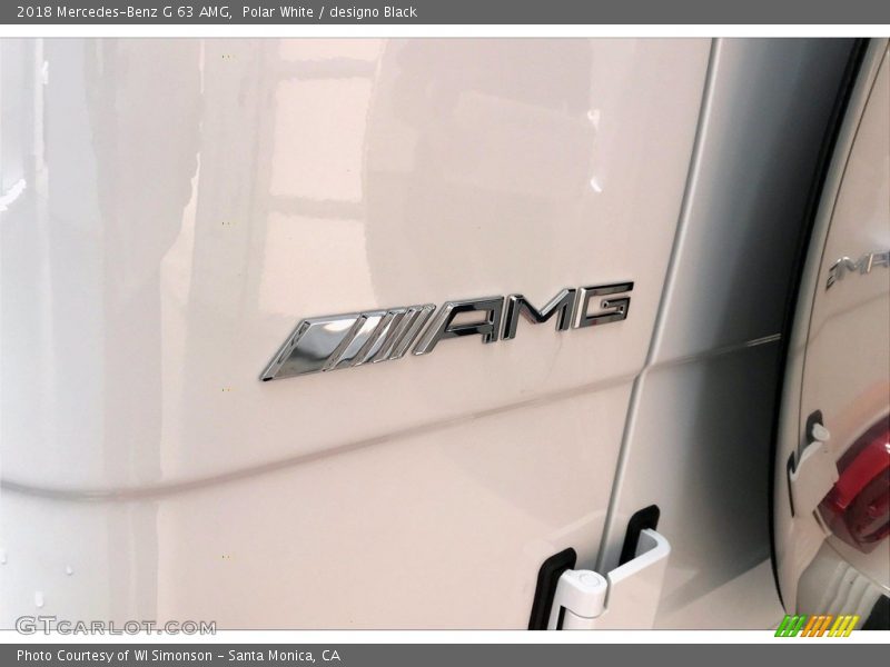 Polar White / designo Black 2018 Mercedes-Benz G 63 AMG