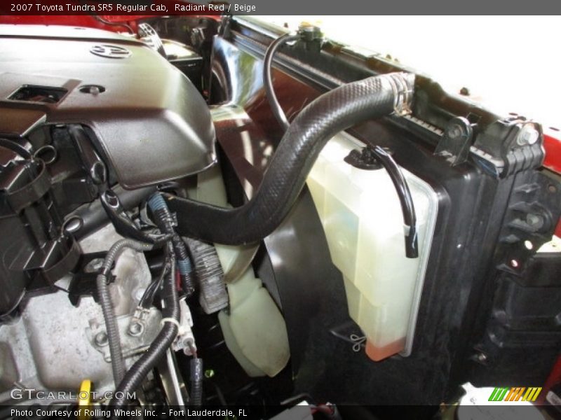 Radiant Red / Beige 2007 Toyota Tundra SR5 Regular Cab