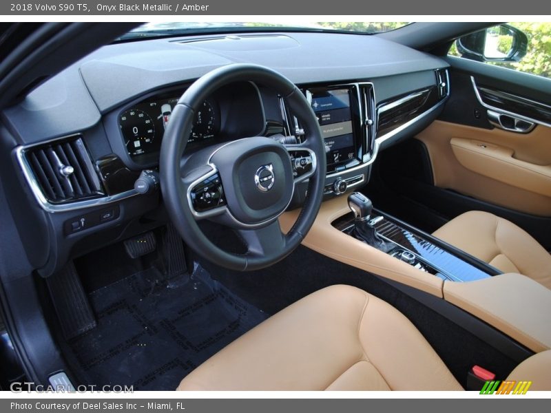 Onyx Black Metallic / Amber 2018 Volvo S90 T5