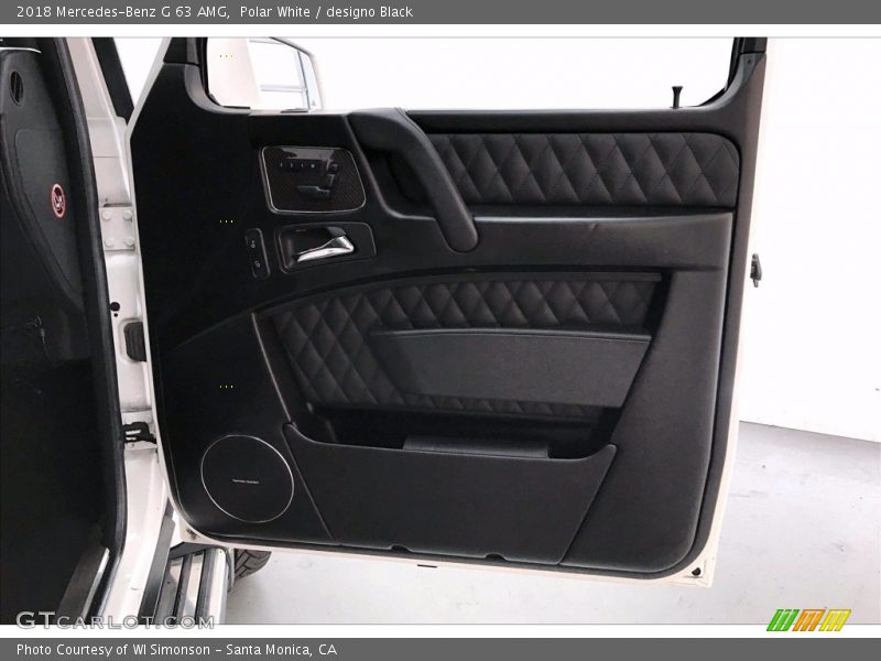 Polar White / designo Black 2018 Mercedes-Benz G 63 AMG