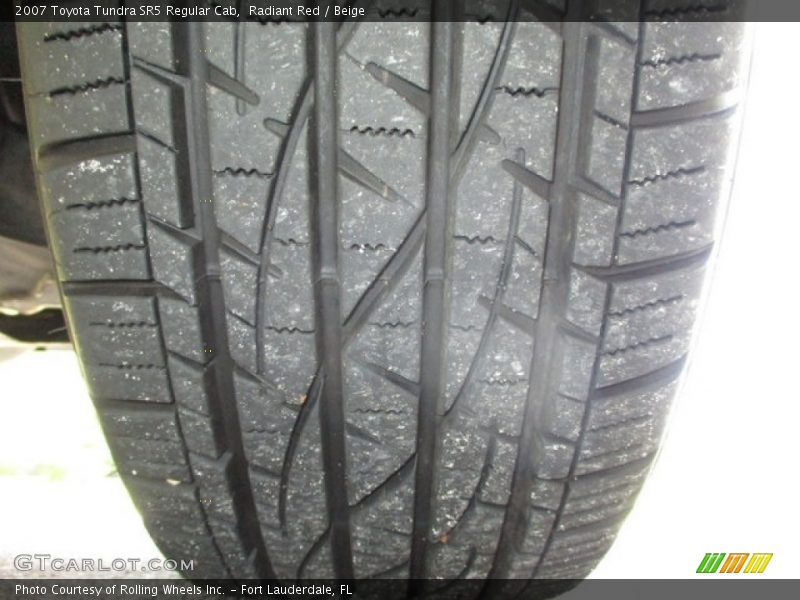 Radiant Red / Beige 2007 Toyota Tundra SR5 Regular Cab