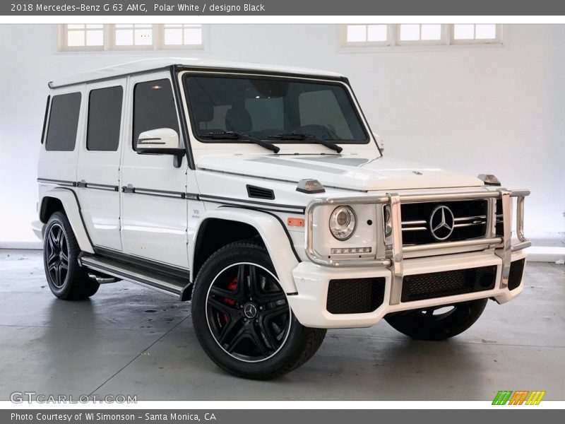 Polar White / designo Black 2018 Mercedes-Benz G 63 AMG