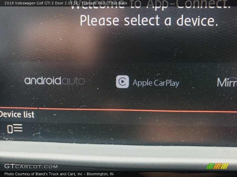 Toenado Red / Titan Black 2016 Volkswagen Golf GTI 2 Door 2.0T SE