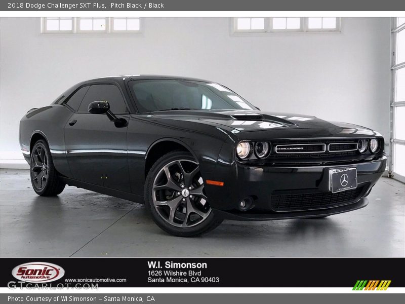 Pitch Black / Black 2018 Dodge Challenger SXT Plus