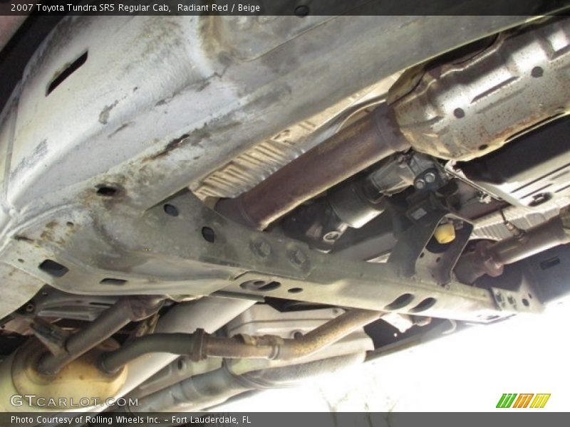 Radiant Red / Beige 2007 Toyota Tundra SR5 Regular Cab