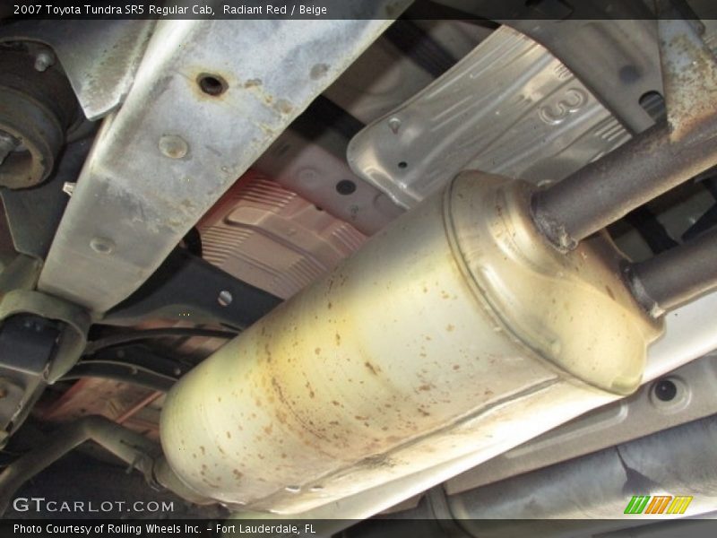 Radiant Red / Beige 2007 Toyota Tundra SR5 Regular Cab
