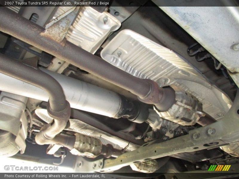 Radiant Red / Beige 2007 Toyota Tundra SR5 Regular Cab