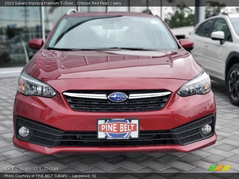 Crimson Red Pearl / Ivory 2020 Subaru Impreza Premium 5-Door