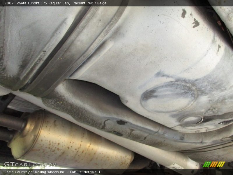 Radiant Red / Beige 2007 Toyota Tundra SR5 Regular Cab
