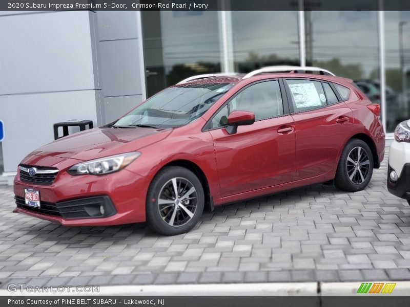 Front 3/4 View of 2020 Impreza Premium 5-Door