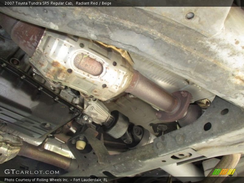 Radiant Red / Beige 2007 Toyota Tundra SR5 Regular Cab