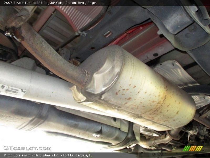 Radiant Red / Beige 2007 Toyota Tundra SR5 Regular Cab