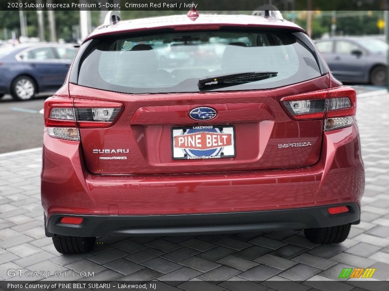 Crimson Red Pearl / Ivory 2020 Subaru Impreza Premium 5-Door