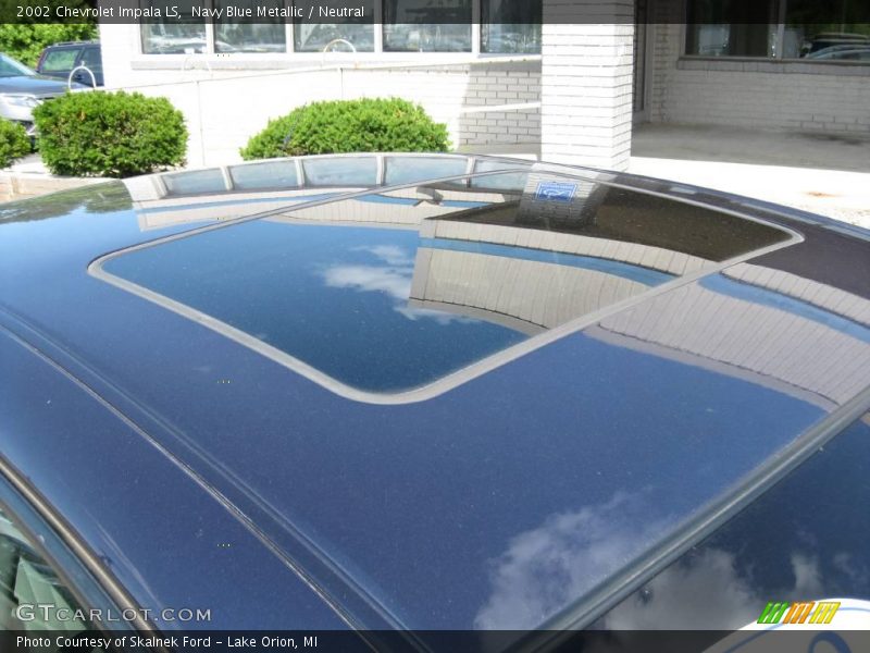 Navy Blue Metallic / Neutral 2002 Chevrolet Impala LS