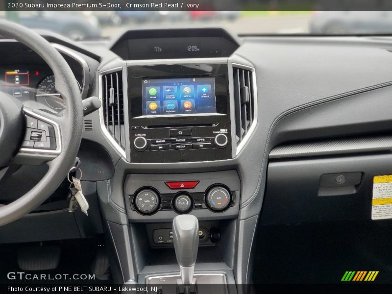 Crimson Red Pearl / Ivory 2020 Subaru Impreza Premium 5-Door