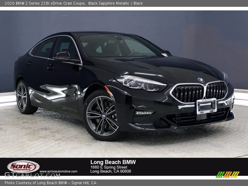 Black Sapphire Metallic / Black 2020 BMW 2 Series 228i xDrive Gran Coupe