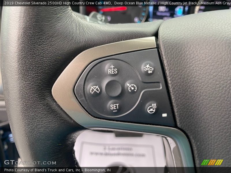 Deep Ocean Blue Metallic / High Country Jet Black/­Medium Ash Gray 2019 Chevrolet Silverado 2500HD High Country Crew Cab 4WD