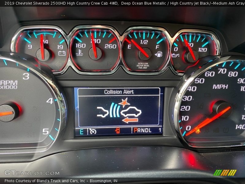 Deep Ocean Blue Metallic / High Country Jet Black/­Medium Ash Gray 2019 Chevrolet Silverado 2500HD High Country Crew Cab 4WD