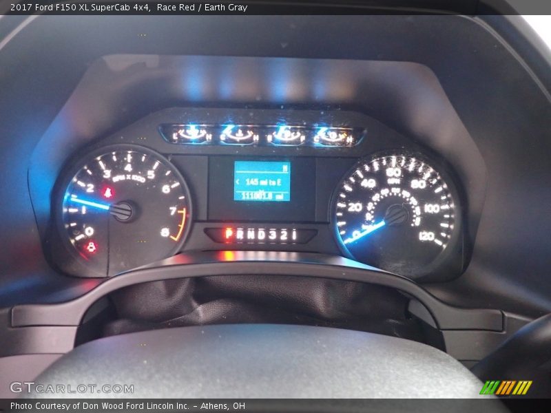 Race Red / Earth Gray 2017 Ford F150 XL SuperCab 4x4