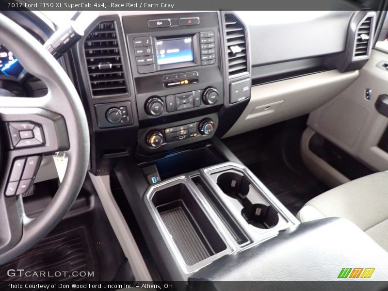 Race Red / Earth Gray 2017 Ford F150 XL SuperCab 4x4