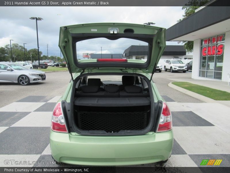 Apple Green Metallic / Black 2011 Hyundai Accent GS 3 Door