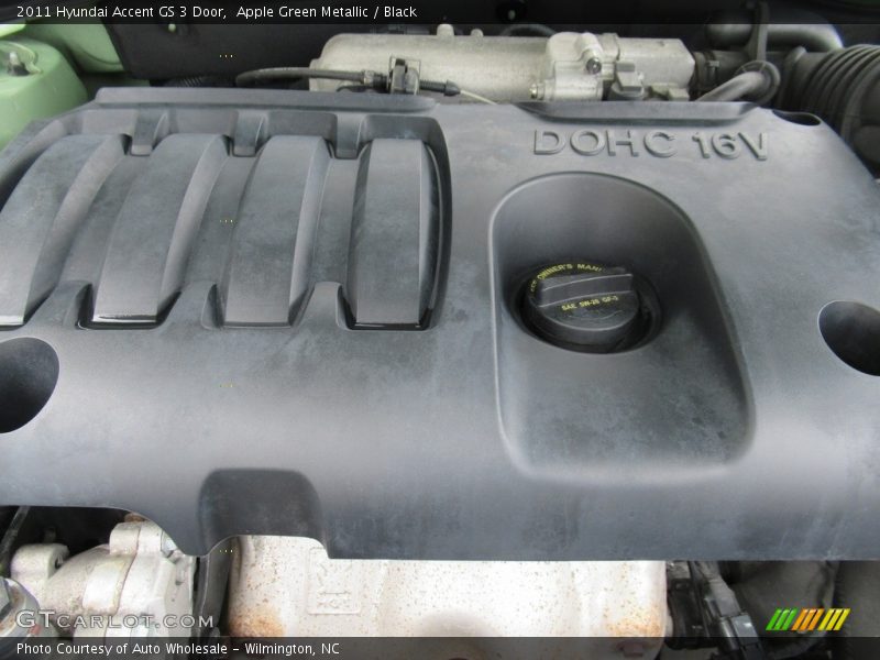 Apple Green Metallic / Black 2011 Hyundai Accent GS 3 Door