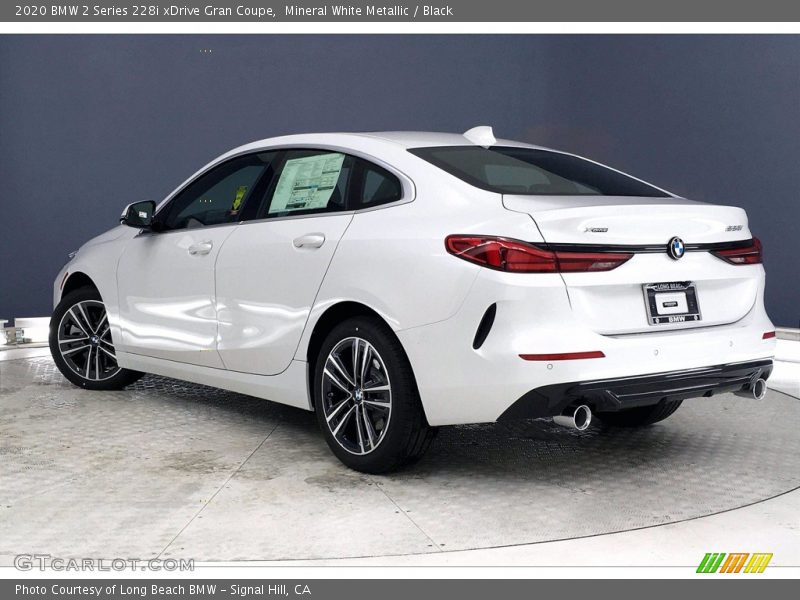 Mineral White Metallic / Black 2020 BMW 2 Series 228i xDrive Gran Coupe