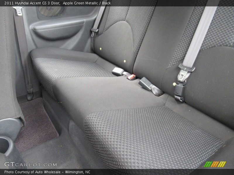 Apple Green Metallic / Black 2011 Hyundai Accent GS 3 Door
