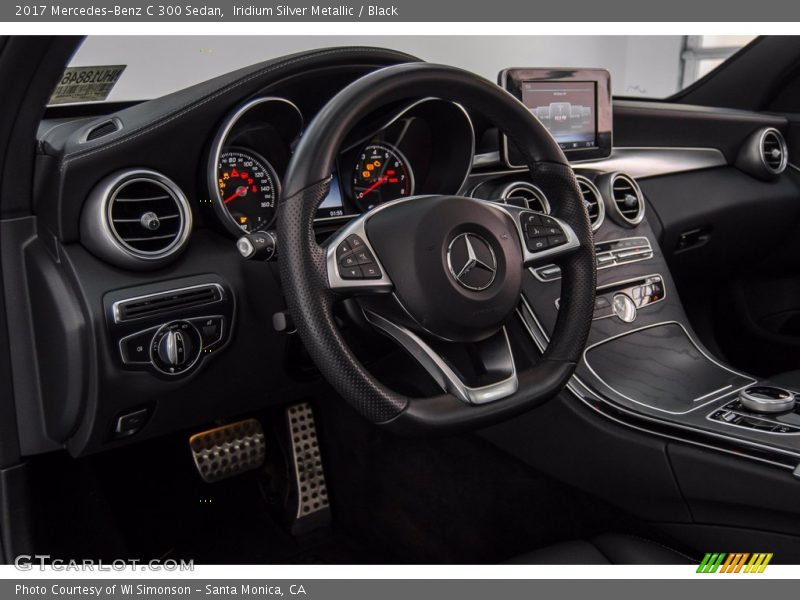 Iridium Silver Metallic / Black 2017 Mercedes-Benz C 300 Sedan