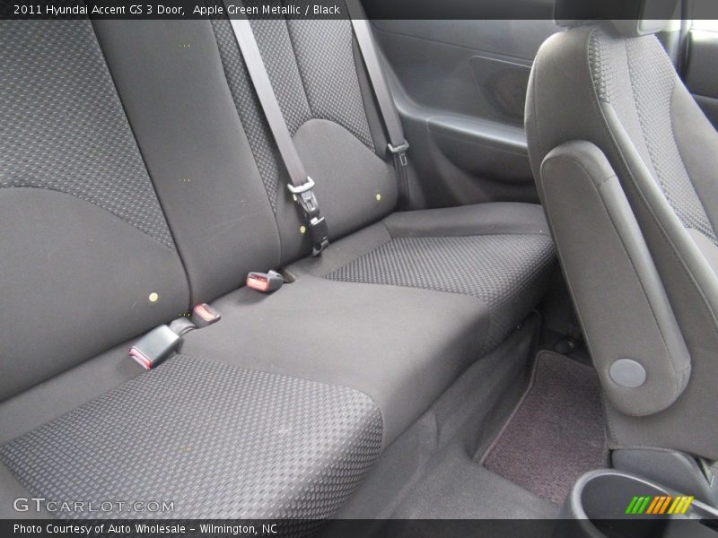 Apple Green Metallic / Black 2011 Hyundai Accent GS 3 Door