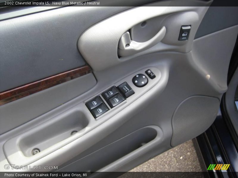 Navy Blue Metallic / Neutral 2002 Chevrolet Impala LS