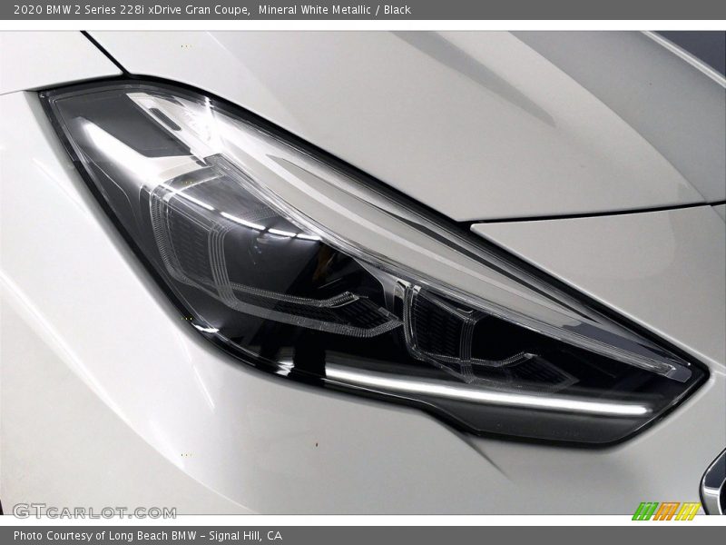 Mineral White Metallic / Black 2020 BMW 2 Series 228i xDrive Gran Coupe