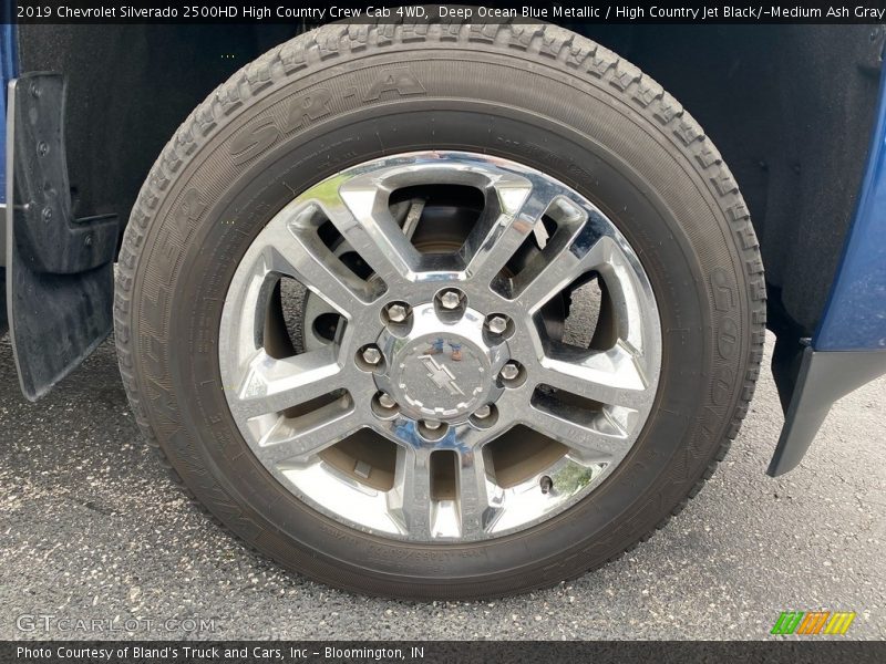 Deep Ocean Blue Metallic / High Country Jet Black/­Medium Ash Gray 2019 Chevrolet Silverado 2500HD High Country Crew Cab 4WD