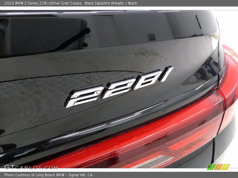 Black Sapphire Metallic / Black 2020 BMW 2 Series 228i xDrive Gran Coupe