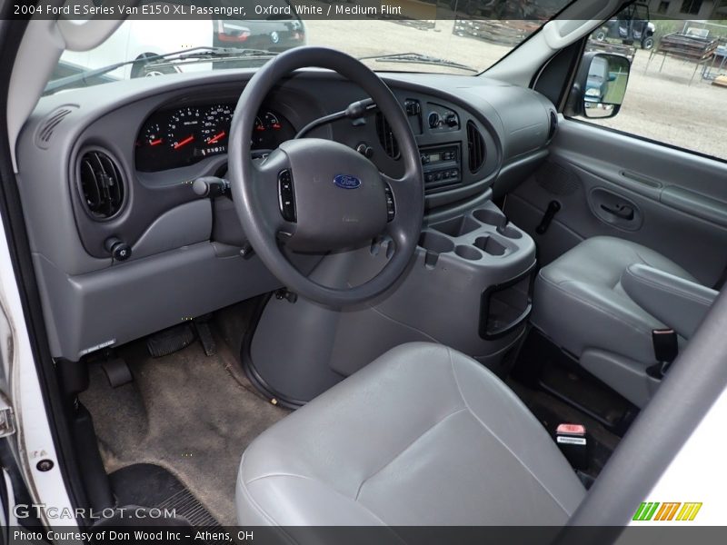 Oxford White / Medium Flint 2004 Ford E Series Van E150 XL Passenger