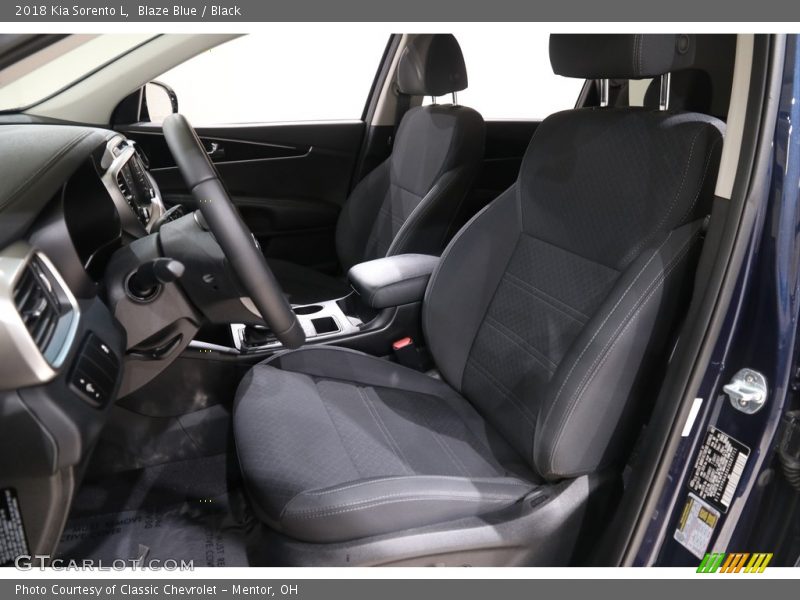  2018 Sorento L Black Interior