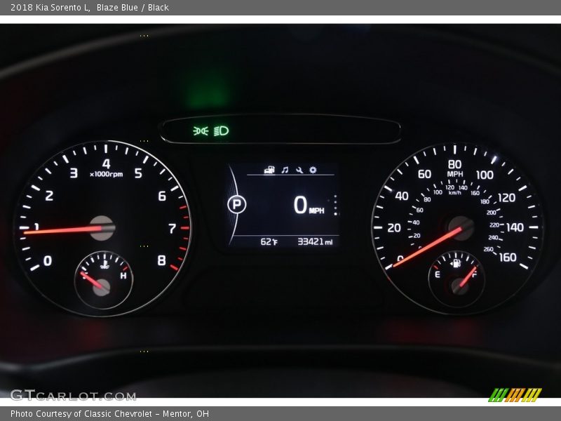  2018 Sorento L L Gauges