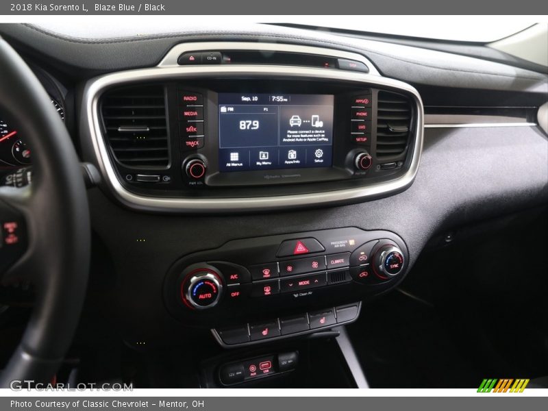 Blaze Blue / Black 2018 Kia Sorento L