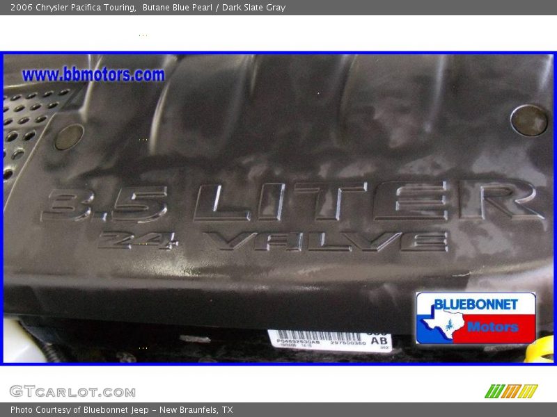 Butane Blue Pearl / Dark Slate Gray 2006 Chrysler Pacifica Touring