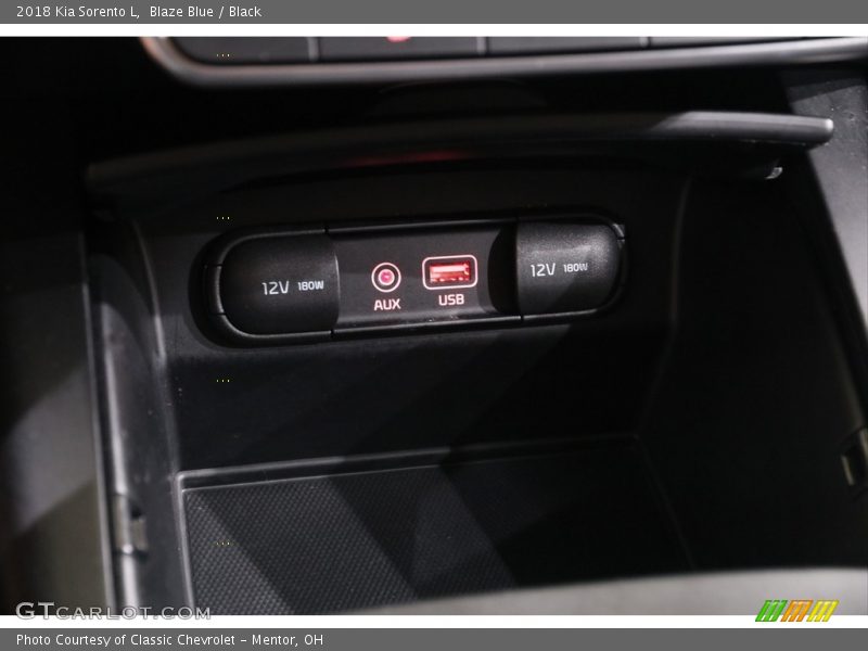 Blaze Blue / Black 2018 Kia Sorento L