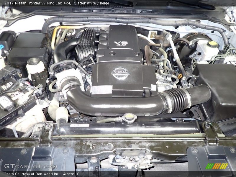 2017 Frontier SV King Cab 4x4 Engine - 4.0 Liter DOHC 24-Valve CVTCS V6