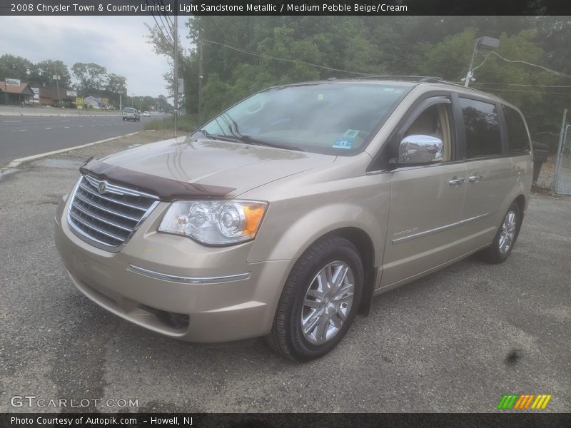 Light Sandstone Metallic / Medium Pebble Beige/Cream 2008 Chrysler Town & Country Limited