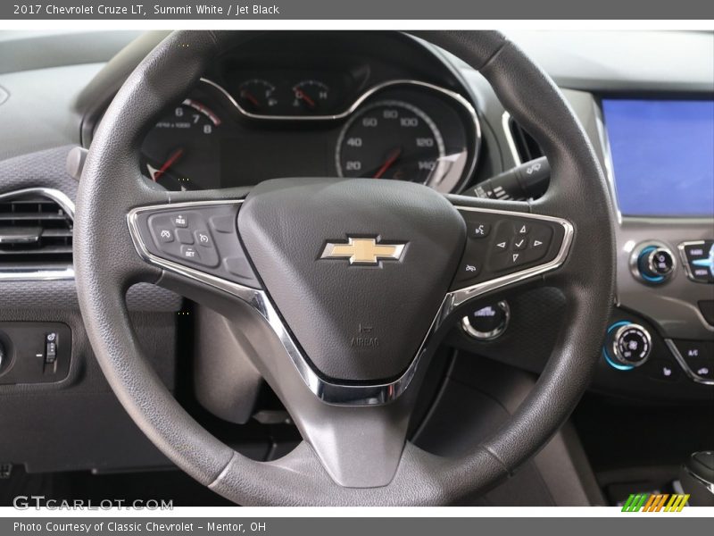 Summit White / Jet Black 2017 Chevrolet Cruze LT