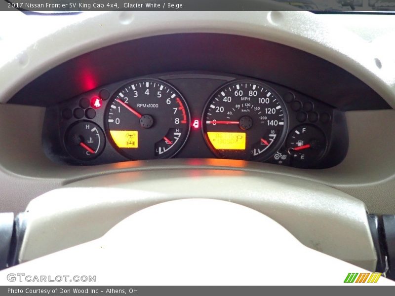  2017 Frontier SV King Cab 4x4 SV King Cab 4x4 Gauges