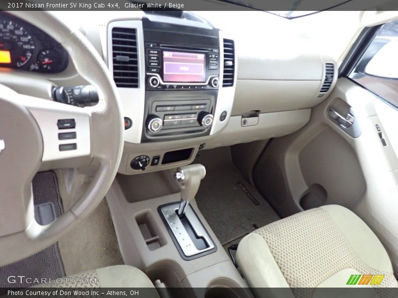 Glacier White / Beige 2017 Nissan Frontier SV King Cab 4x4