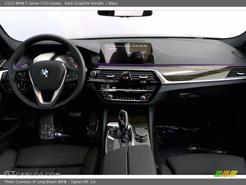 Dark Graphite Metallic / Black 2020 BMW 5 Series 530i Sedan