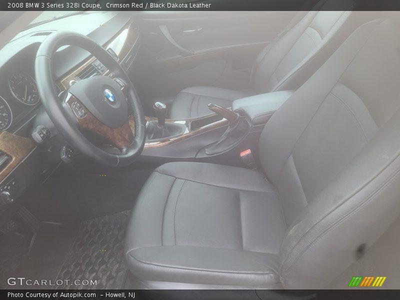 Crimson Red / Black Dakota Leather 2008 BMW 3 Series 328i Coupe